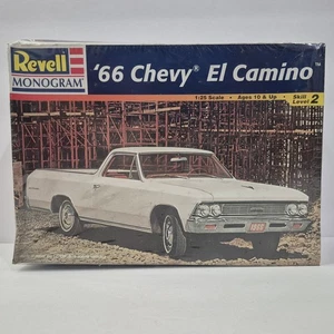 Revell Monogram ‘66 Chevy El Camino 1:25 Model Kit #85-7648 Skill 2 NEW SEALED - Picture 1 of 7