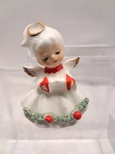 De colección Treasure Masters Mini Navidad Ángel Tocando Acordeón Hueso China 2" B90 - Imagen 1 de 5