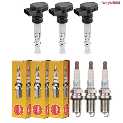 3x JANMOR Zündspule +3x NGK Zündkerze für Toyota Aygo WNB1_ KGB1_ 1.0 _P9_ - Bild 1 von 4