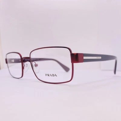 Prada Authentic Eyeglass Frames VPR 60Q ROP-1O1 54 [] 18 140 Black Red - Image 1 of 4