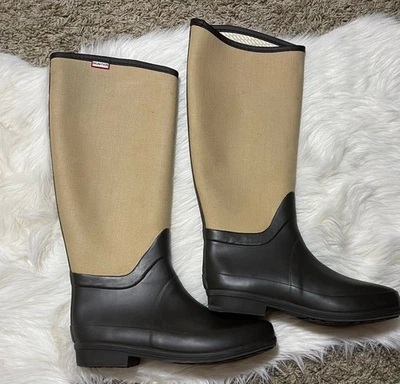 Botas de lluvia Hunter Regent St. James de lona para mujer talla 8/39 Foto 1 de 4