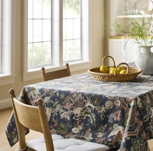Floral Tablecloth Threshold Studio McGee 120"x60" - Picture 1 of 3