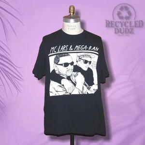 MC LARS & MEGA-RAN T-Shirt Herren XL schwarz The Dewey Decimal System - Bild 1 von 4