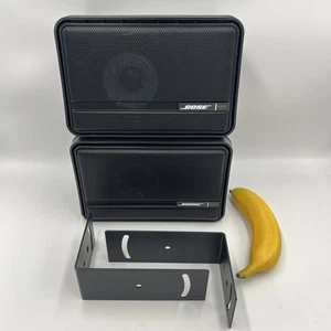 Bose 151 Environmental Indoor Outdoor Speakers w/ Mounting Brackets Black - Picture 1 of 14