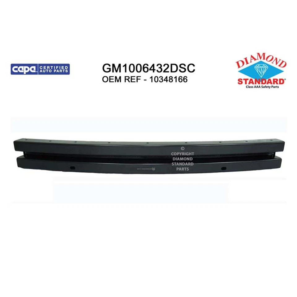 Refuerzo de cubierta de parachoques delantero para Pontiac Grand Prix 2004-2008 107-113 CAPA Foto 1 de 1