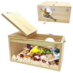 XL Sittich Nistkasten für Vögel Acryl Panorama Bruthaus 13,3 inttt... - Bild 1 von 7