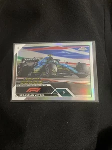 2023 Topps Chrome Formula 1 REFRACTOR Sebastian Vettel #184 - Picture 1 of 1