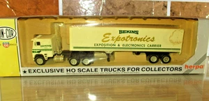 1:87 HO Scale Concor Bekins Expotronics Tractor & 40' Trailer Semi Truck - Picture 1 of 6
