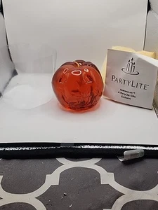 Partylite Auroraglow Ball Candle Pumpkin Spice Q3440 Brand New, Open Box - Picture 1 of 7