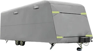 EZONEDEAL Travel Trailer Heavy Duty RV Caravan Cover 20"-22' Waterproof Windp... - Picture 1 of 12