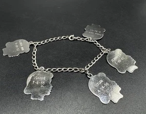 Nachlass Sterling Silber Bettel Gliederarmband - Bild 1 von 14