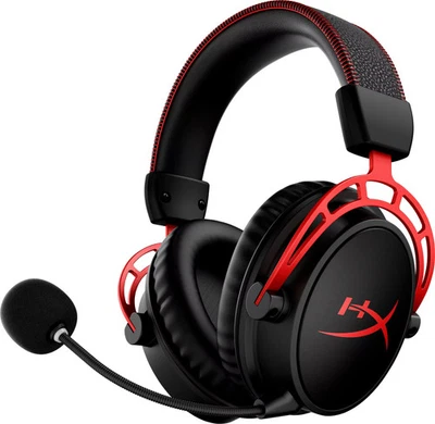 HyperX - Cloud Alpha Wireless Gaming Headset for PC, PS5, and PS4 - Black/Red - Image 1 of 4