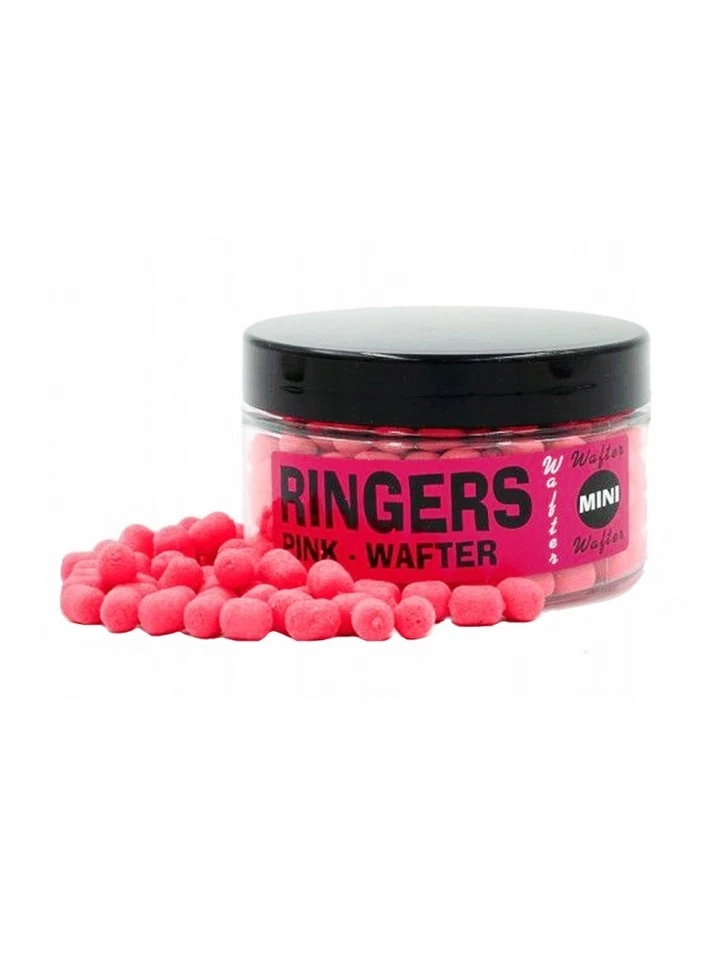 Ringers Pink Wafter Mini 4mm Süß Aroma Karpfen Method Feeder Köder 60g - Bild 1 von 1