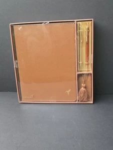 Set regalo diario in scatola marrone pelle PAPIRO NUOVO - Foto 1 di 4