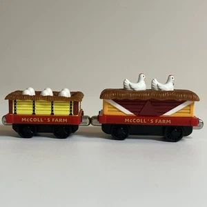 Thomas & Friends Take-Along Die-Cast McColl's Farm Chicken and Egg Cars ~READ - Picture 1 of 20