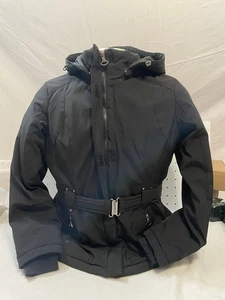Chaqueta Parka con cinturón negra con capucha Zeroxposur para mujer talla M 35,00 - Imagen 1 de 3