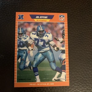 Jim Jeffcoat, 1989 Pro Set, #90, Dallas Cowboys, Football Card - Picture 1 of 2