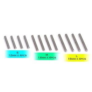 Drift Art Stainless Steel Pin Set Silver For 1/27 DA4 DA3 DA2 # 96102 - Picture 1 of 2