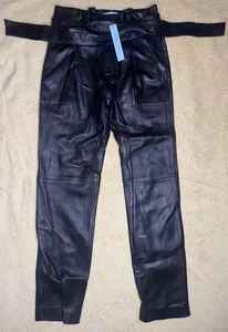 Antonio Melani Damen Echtlederhose, Größe 0, schwarz, neu mit Etikett - Bild 1 von 10