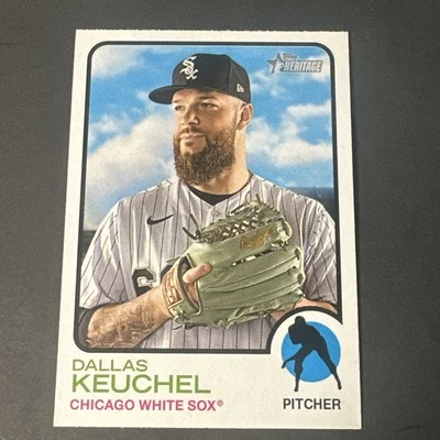 Dallas Keuchel 2022 Topps Heritage White Sox #133 - Image 1 of 2