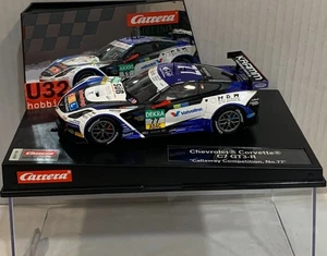 SLOT CAR CARRERA EVOLUTION 27739 CHEVROLET CORVETTE C7 #77 CALLAWAY COMPETITION - Imagen 1 de 8