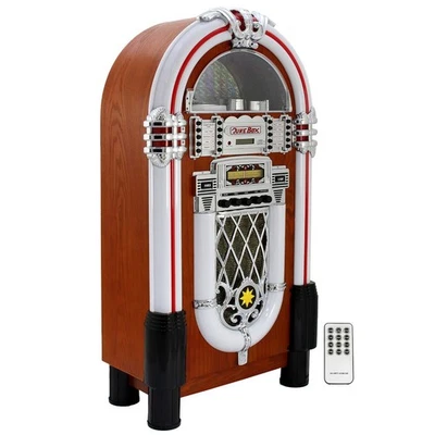 Retro Floor Standing Jukebox Music Player, MP3, Bluetooth, CD, - Image 1 of 4