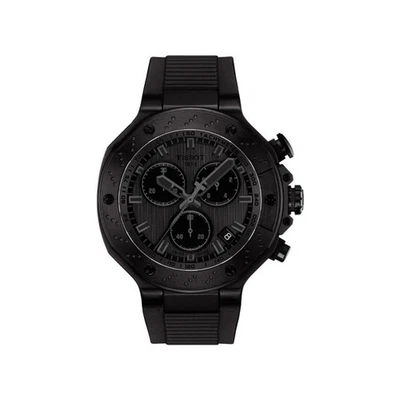 Tissot T-Race Chronograph 45mm Black Rubber Men's Watch T1414173706100 - image 1 of 3