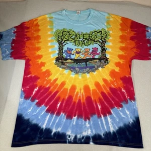 Grateful Dead Dancing Bears Tie-Dye T-Shirt Adult Size 2XL  2 Sided - Picture 1 of 8