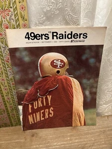 49ers vs Raiders Program 1968 - Picture 1 of 4