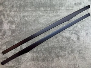 PORSCHE 991 Boxster Cayman 981 982 718 Door Panel Card Trim SET Aluminium BLACK - Bild 1 von 21