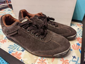 CK Calvin Klein Men's Suede Sneakers US 11.5M MILLER SUEDE S1250 DARK BROWN - Picture 1 of 6
