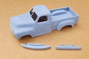 ABS-LIKE RESIN 3D PRINTED 1/16 1953 STUDEBAKER STOCK PICKUP BODY - Picture 1 of 7
