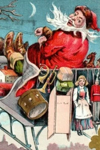 1907 Embossed Christmas Postcard - Letter From Santa Claus H. I. Robbins Boston - Picture 1 of 3