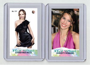 Christina Ricci rare MH Half Wheel #'d x/3 Tobacco card no. 171