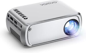 Mini projecteur Vamvo 1080P Full HD amélioré 2023 film portable extérieur
