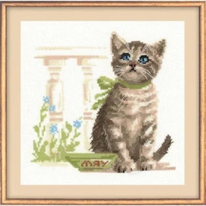 Miau Katze gezählt Kreuzstich Set  - Bild 1 von 3