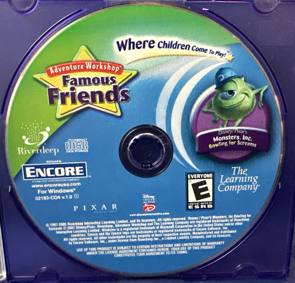 Monsters Inc. Bowling for Screams (Ages 6+) (PC-CD, 2005) - - Image 1 of 4