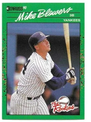 MIKE BLOWERS 1990 DONRUSS THE ROOKIES CARD NEAR MINT+ CONDITION - Image 1 of 2
