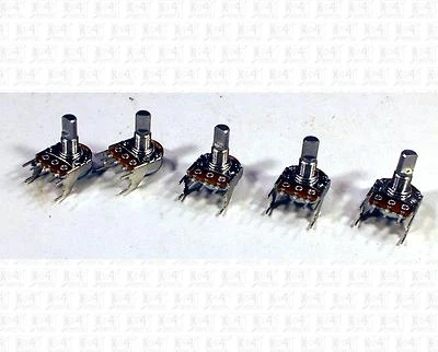 Alpha 250K Ohm Horizontal Mount Pot Potentiometers 3B250K 3B250K Lot Of 5 - Image 1 of 2