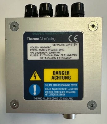 Thermo Allen Coding Universal Power Pack / Steuereinheit / 110/240VAC / 6850 - Image 1 of 4