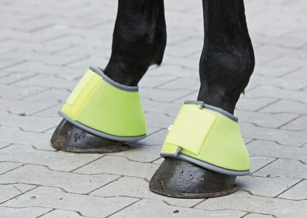 Busse Reflektor-Hufglocken Shine Reflex Fluo Gelb Gr. L - Bild 1 von 1