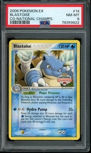 Blastoise #14 - 2006 Pokemon National Championships Promo - PSA 8 - English - Picture 1 of 2