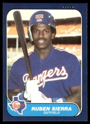 Actualización Fleer 1986 Ruben Sierra Rookie #U-105 Foto 1 de 2