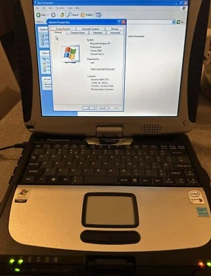 Panasonic Toughbook CF-19 C MK1 Rugged Intel Centrino Duo & Windows XP Pro Rare - Image 1 of 4