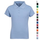 School Uniforms For Girls Collar Polo Shirt Size 3/4 -18/20 All Colors NWT