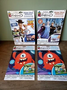 Lote de 4 Colorforms Frozen 2, Toy Story 4, Monster - 2 idénticos nuevos - Imagen 1 de 8