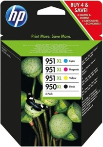 HP 950 XL und 951 XL C2P43AE, Tintenpatrone, Multipack BK/C/M/Y - Bild 1 von 2