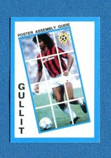 SOCCER SUPERSTARS 88 - Panini 1988 - Figure Sticker - GULLIT CHECKLIST 2