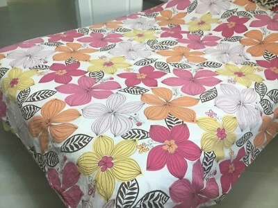 Pottery Barn Teen Duvet Cover Full/Queen Cotton 86 X 86 Mod Multi Color          - Image 1 of 4