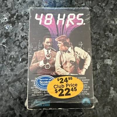 1983 Betamax BETA tape 48 HRS Eddie Murphy, Nick Nolte  Paramount Foto 1 de 4
